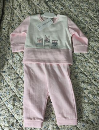 Conjunto bebé niña Calamaro nuevo, 3 meses