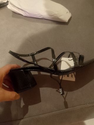Sandalias Zara Negras Talla 38