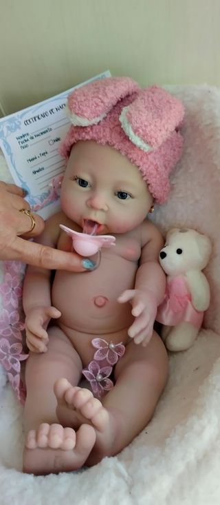 Bebé Reborn Silicona 42cm 2.100gm