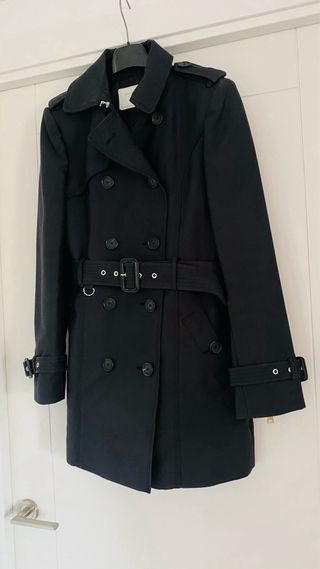 Trench Zara Negro