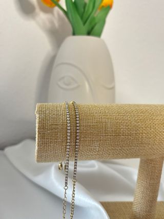 Pulseras de bisutería con circonitas