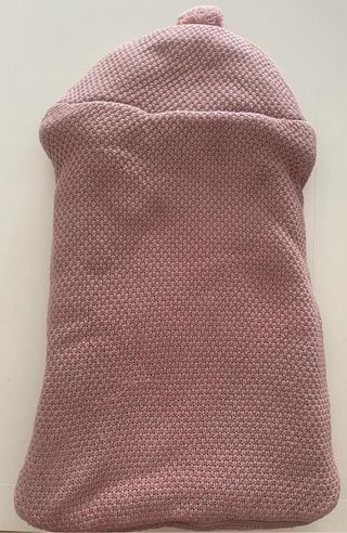 Saco Carrito Bebé Rosa Tejido Calentito