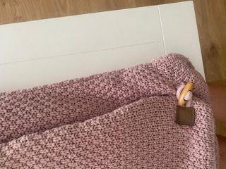 Saco Carrito Bebé Rosa Tejido Calentito
