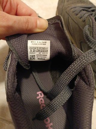 Zapatillas/bambas/deportivs Reebok Mujer T.35 Gris