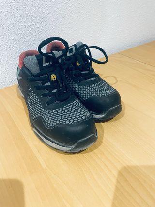 Zapatos de seguridad mujer negros y grises