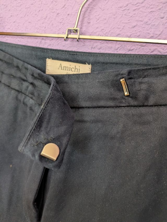 Pantaloni blu marino Amichi