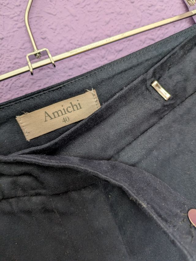 Pantaloni blu marino Amichi