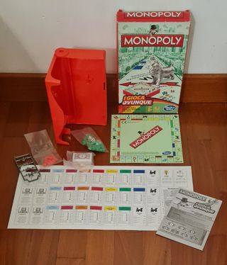 Gioco in scatola Monopoly Hasbro versione travel