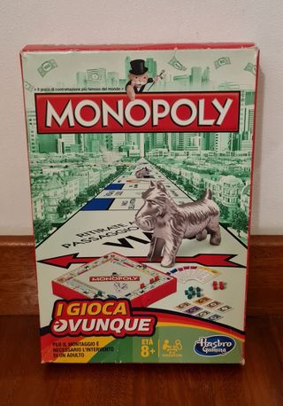 Gioco in scatola Monopoly Hasbro versione travel