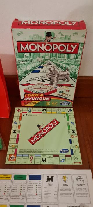 Gioco in scatola Monopoly Hasbro versione travel