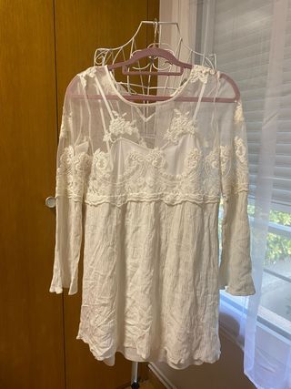 Vestido blanco ibicenco