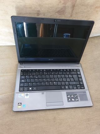 Portátil Acer Aspire 4810T Plata/Negro