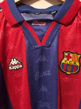 CAMISETA BARÇA FCB 1995 KAPPA NIÑO