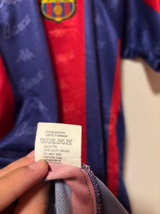 CAMISETA BARÇA FCB 1995 KAPPA NIÑO