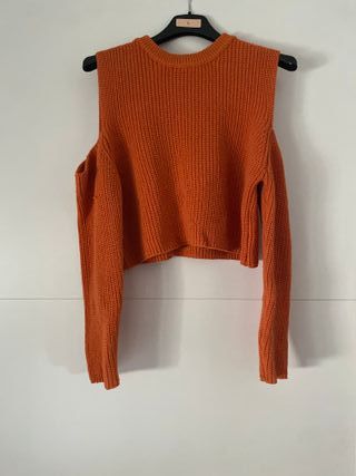 Jersey de punto naranja talla 13/14