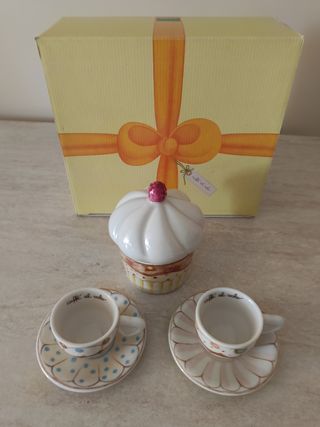 Tazzine + zuccheriera Thun