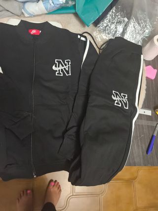Chándal Nike Negro Talla S