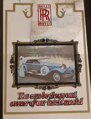 Specchio Rolls Royce con cornice