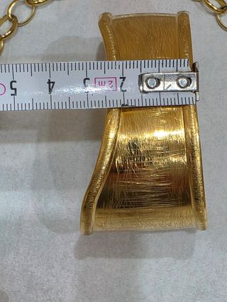 Conjunto Collar Perlas y Pulsera Acero Dorado