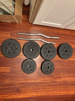 Barra Z Curl para Bíceps