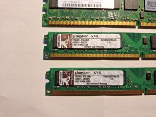 Lote de 4 memorias RAM de 1 y 2 Gb