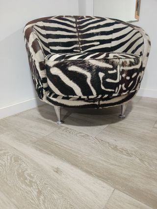 Sillón Piel Cebra Original