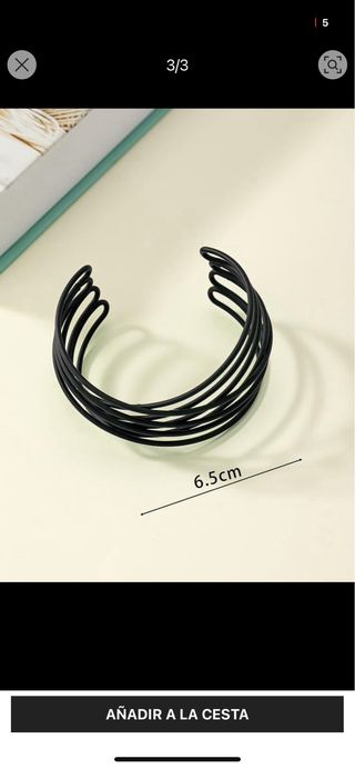 Pulsera casual linda negra