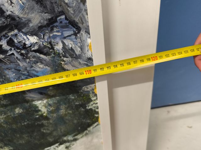 Grande Quadro Antico Dipinto a Mano