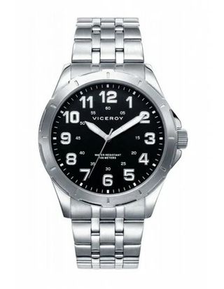 Reloj Viceroy Negro y Plateado Nuevo