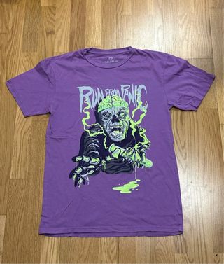 Camiseta Pull&Bear Zombie Morada