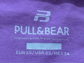 Camiseta Pull&Bear Zombie Morada