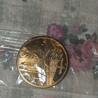 Moneda Oro Olimpiadas Alemania 1964 Bañada