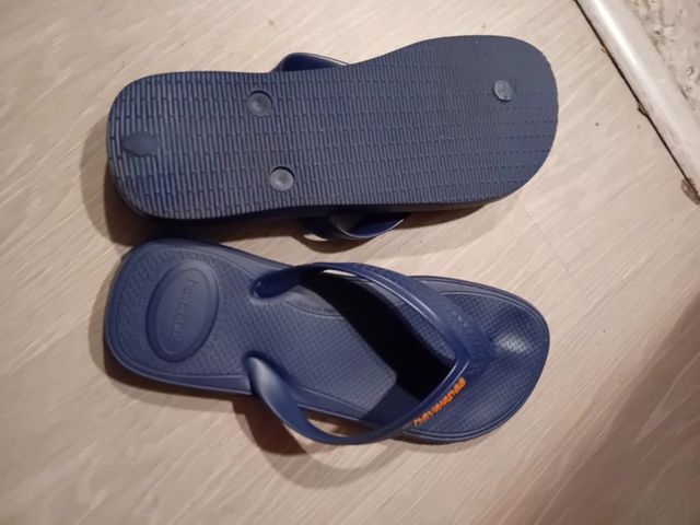 Havaianas Azuis Muito Confortáveis