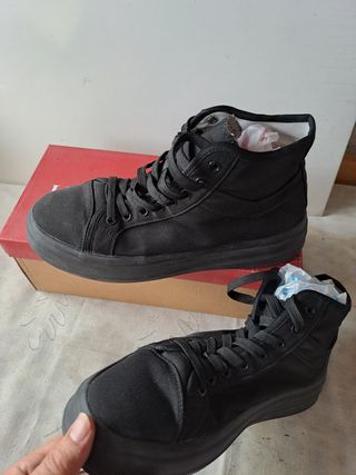 Zapatillas H&M tipo CONVERSE botines PLATAFORMA 40