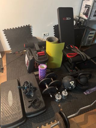 Set de gimnasio completo