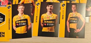 Tarjetas Jumbo Visma Ciclismo  Roglic
Vingegaard.