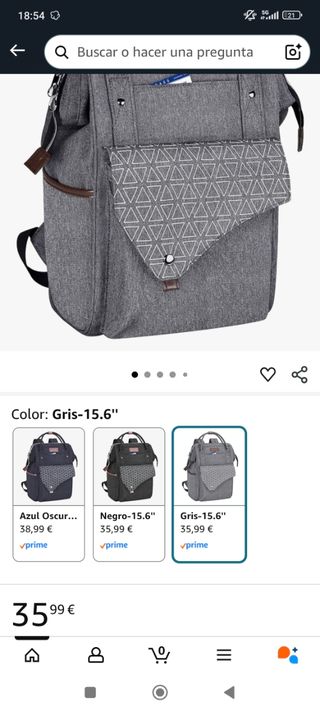 Mochila KROSER Gris