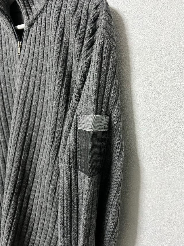 Maglione Sorbino Grigio Zip Collo Alto