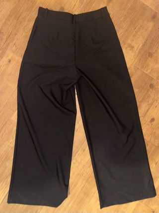Pantalón traje Stradivarius negro