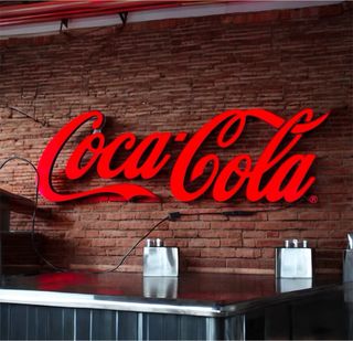 Cartel Luminoso Coca-Cola Rojo