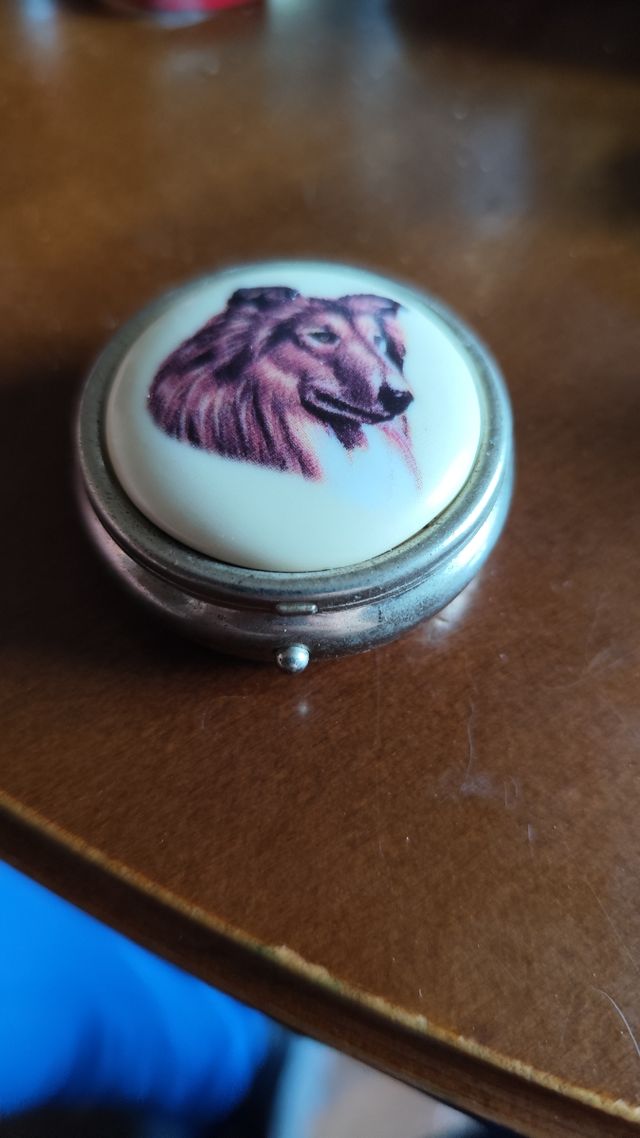 Portapillole anelli prato porcellana