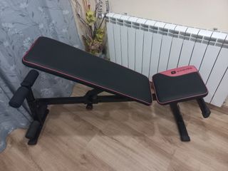 BANCO DE MUSCULACION DECLINABLE, INCLINABLE 