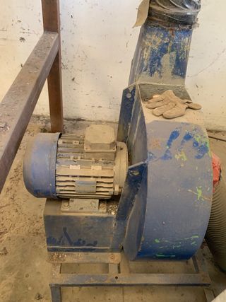 Aspirador para plástico y madera
