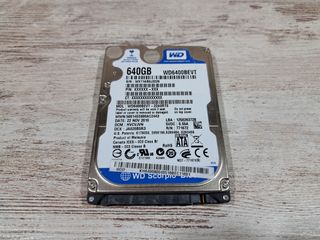 HDD 2,5" 640GB WD Blue (SATA 2) WD6400BEVT