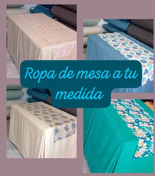 ❄️Ropa de mesa camilla a medida