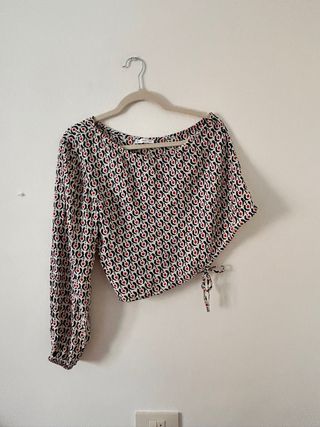 Blusa juvenil estampada