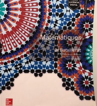 Libro de matemáticas segundo de bachillerato