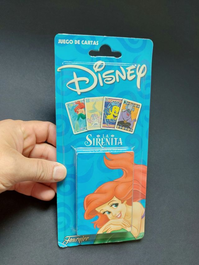 Blister SIN ABRIR la sirenita. Baraja antigua 90s!