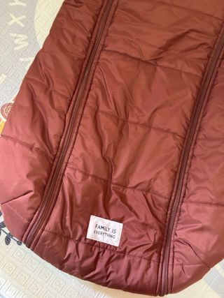 Saco cálido para cochecito marrón
