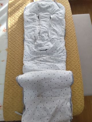 Saco bebé Jane estrellas gris